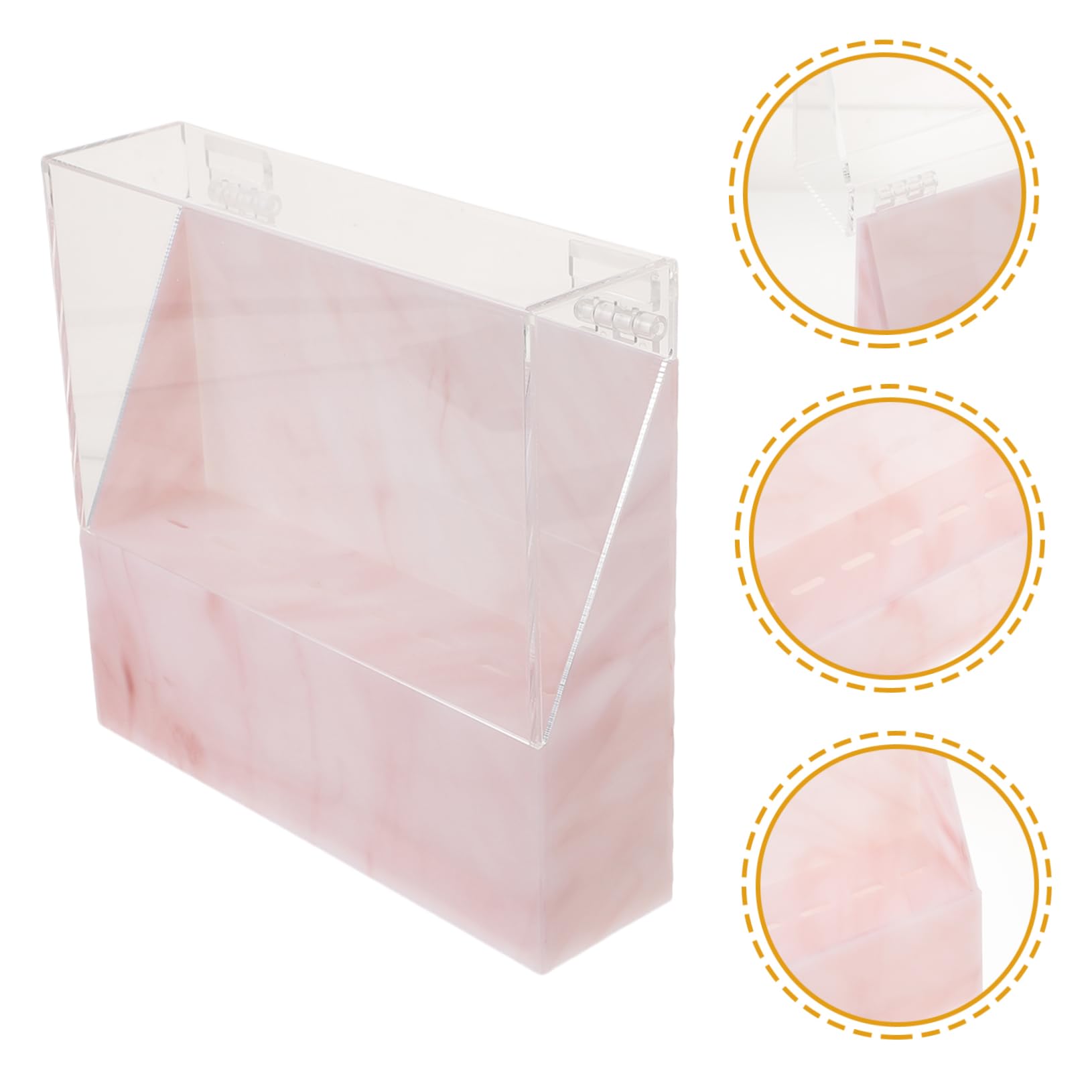 Acrylic Eyelash Tweezers Holder Case - Travel Size Tweezer Stand for Makeup Accessories | Perfect for Salon, Home & Travel Makeup Organization