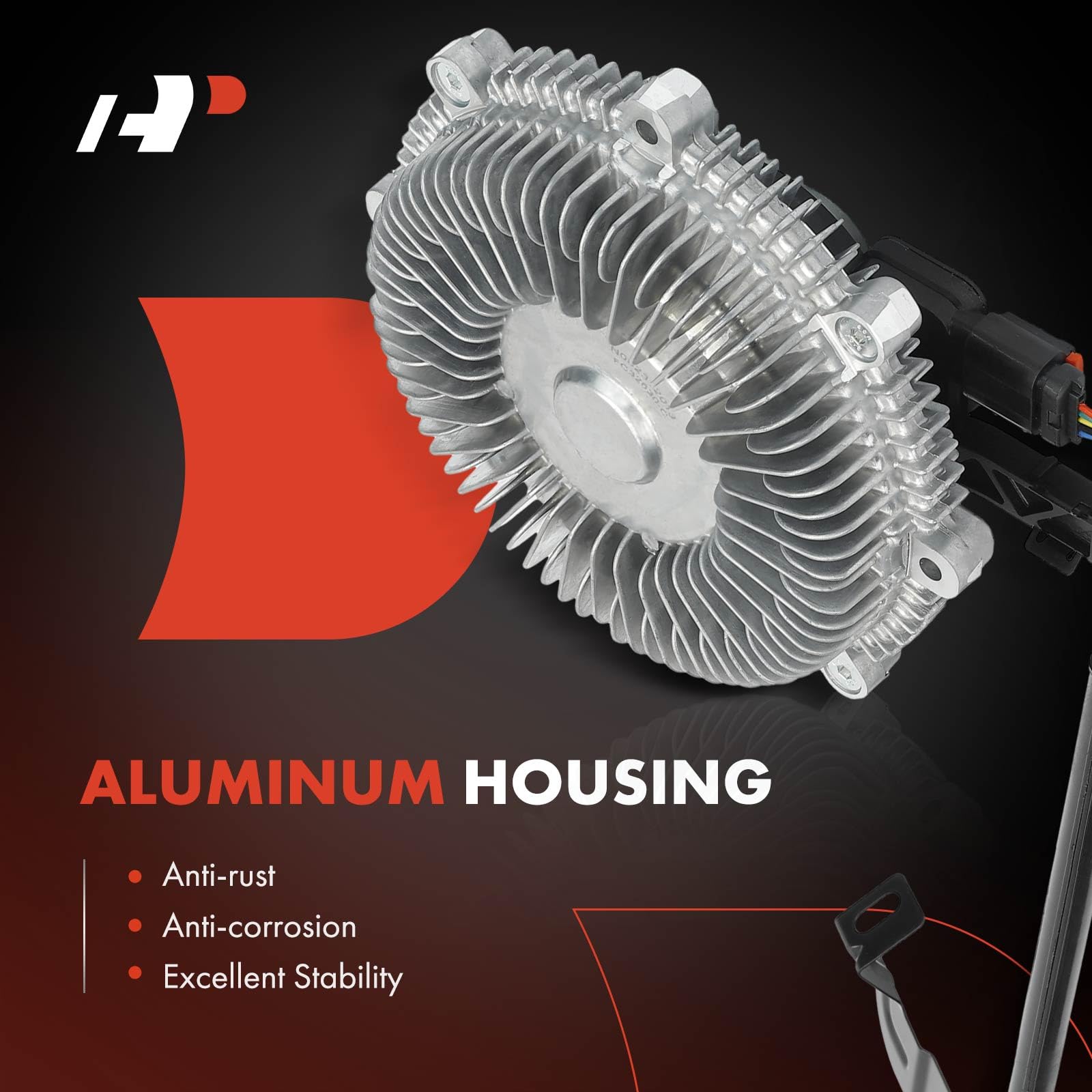 Premium Electronic Radiator Cooling Fan Clutch for Ford Explorer 2006-2010, Explorer Sport Trac 2007-2010 & Mercury Mountaineer 2006-2010 | 4.0L 4.6L V6 V8 Engine | Heavy Duty Replacement Part for Off-Road & Towing | Perfect for Summer Driving & Overheating Prevention