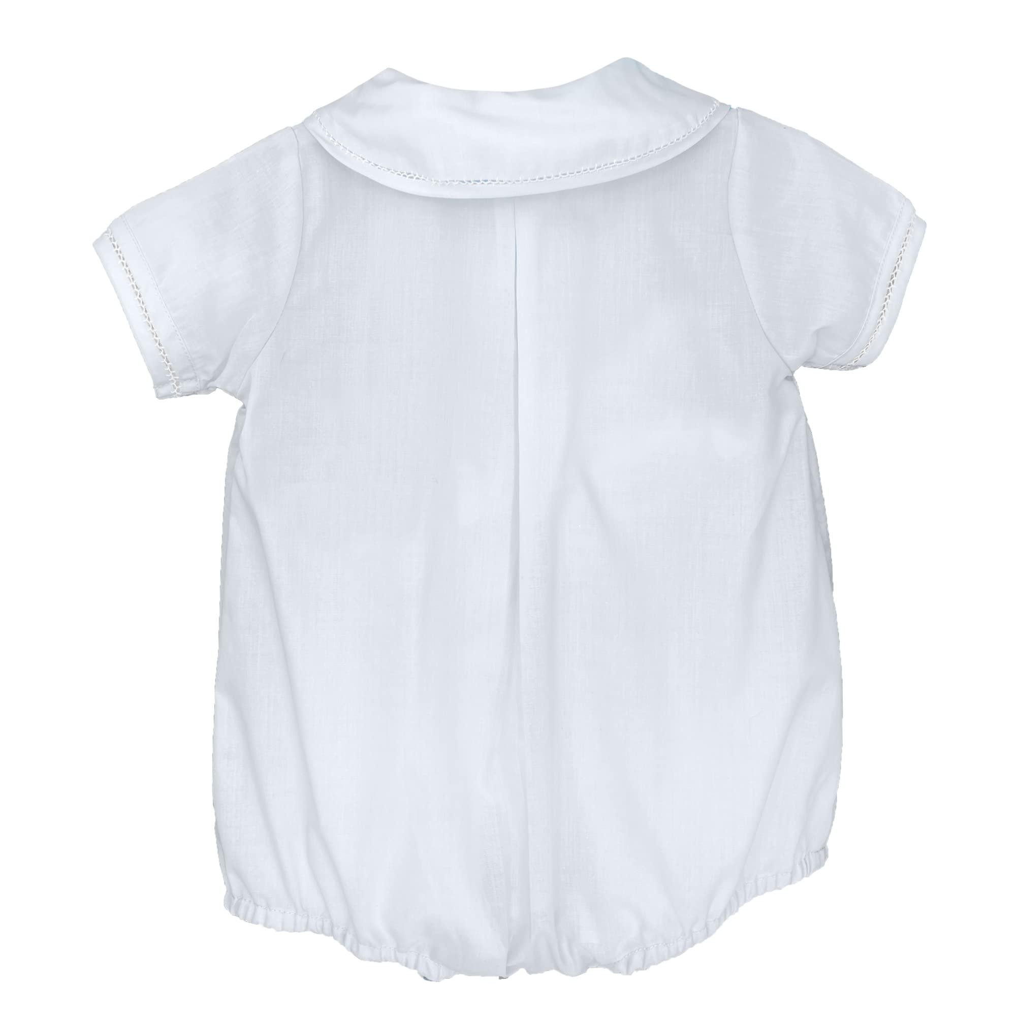Adorable Baby Boys' Sailor Romper with Embroidered Anchors - Cute Outfit for Newborns, Infants & Toddlers - Perfect for Photoshoots, Parties & Summer Outings