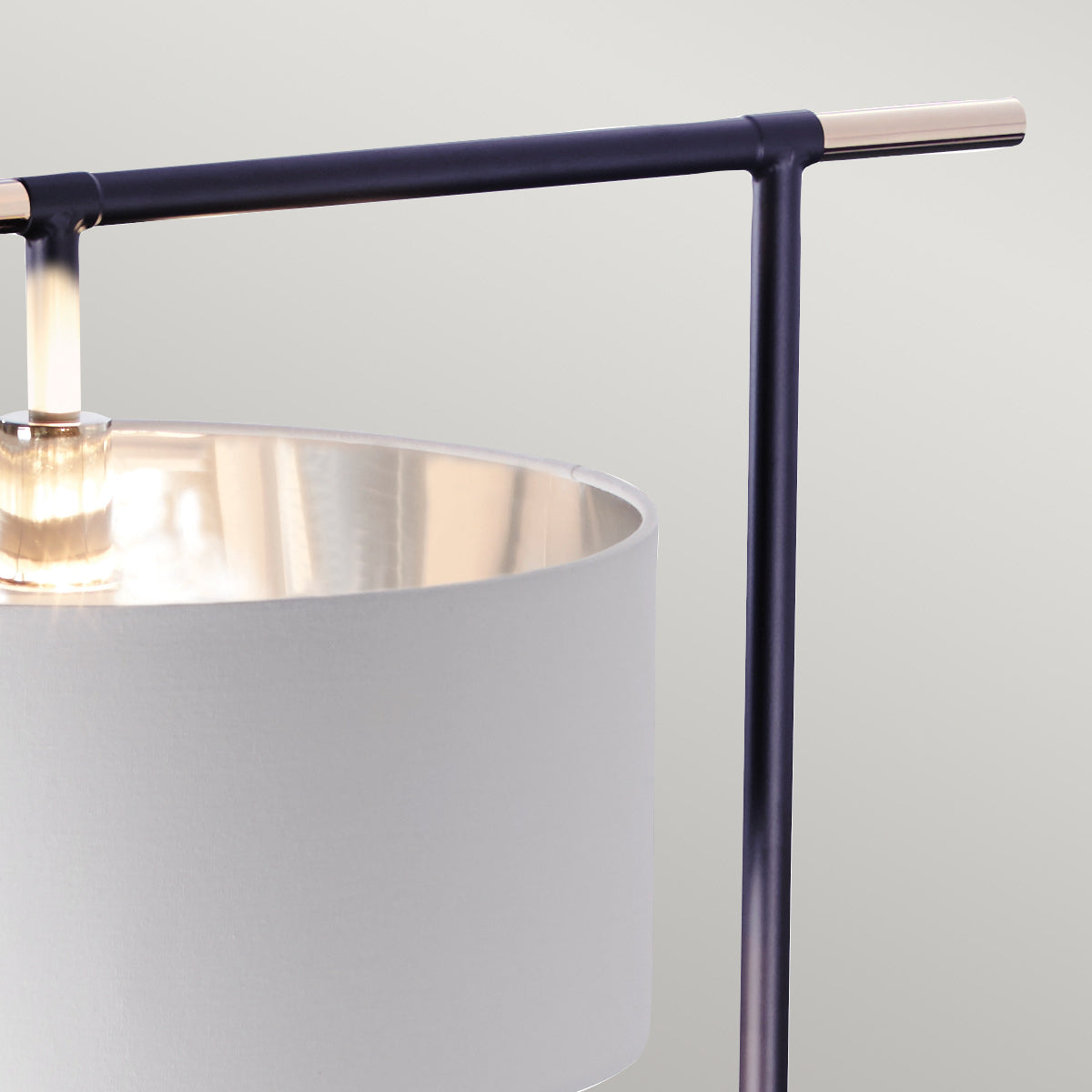 Balance 1 Light Floor Lamp with E27 Socket - Modern Standing Lamp for Living Room, Bedroom & Office - Multiple Finish Options