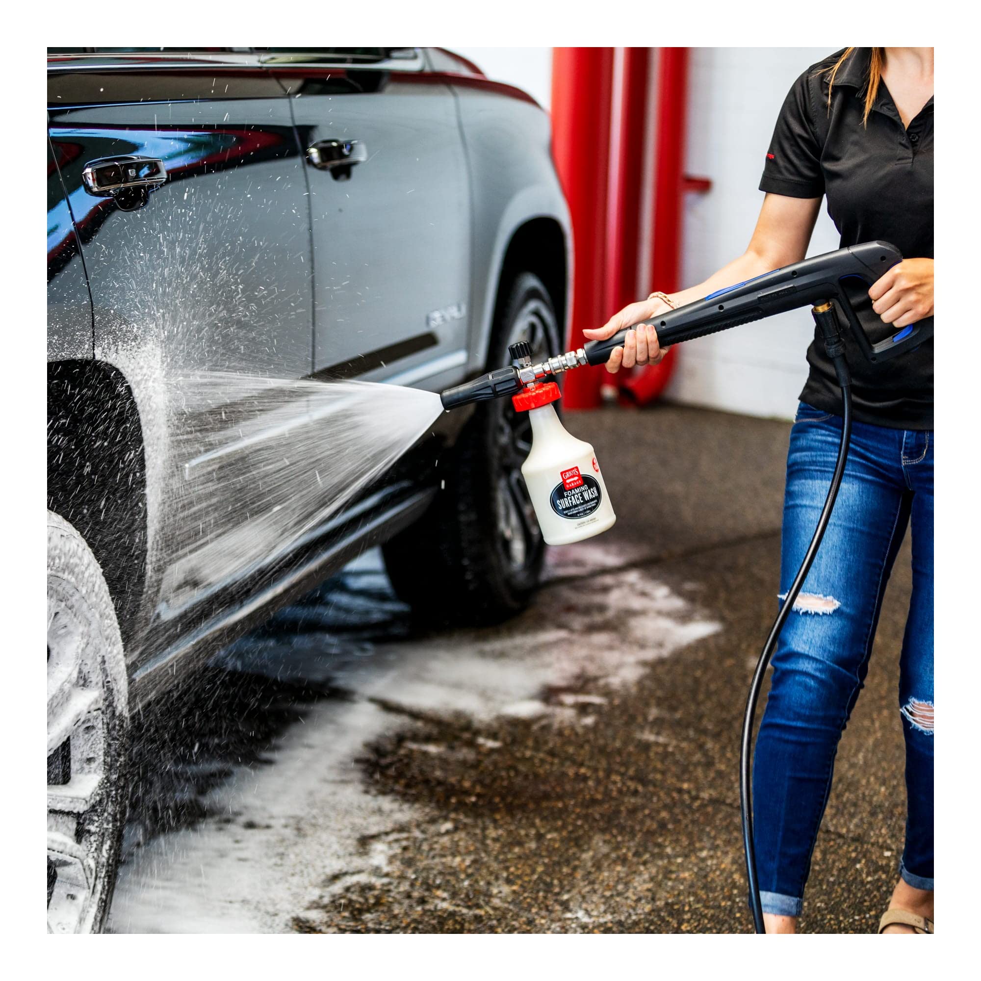 Griot's Garage B3203 BOSS Foaming Surface Wash 35oz - Premium Car Wash Soap for Foam Cannon & Hand Washing - Safe for All Vehicle Surfaces - Perfect for Detailing, Washing Cars, Trucks & Motorcycles