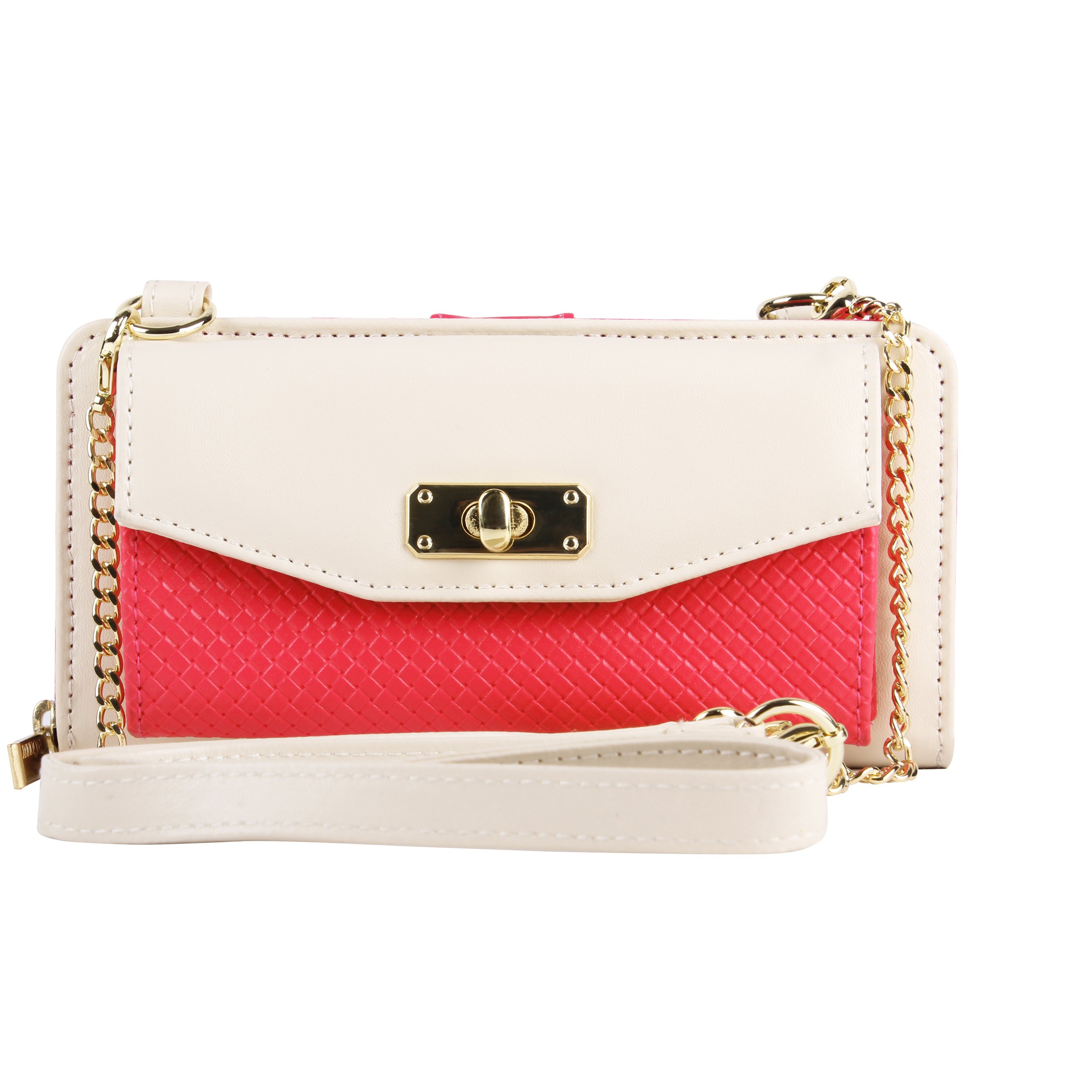 Vangoddy Women's Zip Wallet Clutch with Card Slots & Strap - Perfect for Nokia Lumia 530 & Daily Essentials
