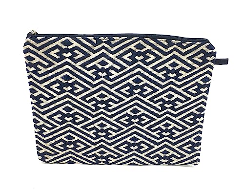 Masterpiece Printed Cotton Pouch - Waterproof Cosmetic Makeup Bag & Multi-Functional Travel Organizer for Beach, Toiletries, Jewelry | Perfect for Travel, Gym & Daily Essentials Storage