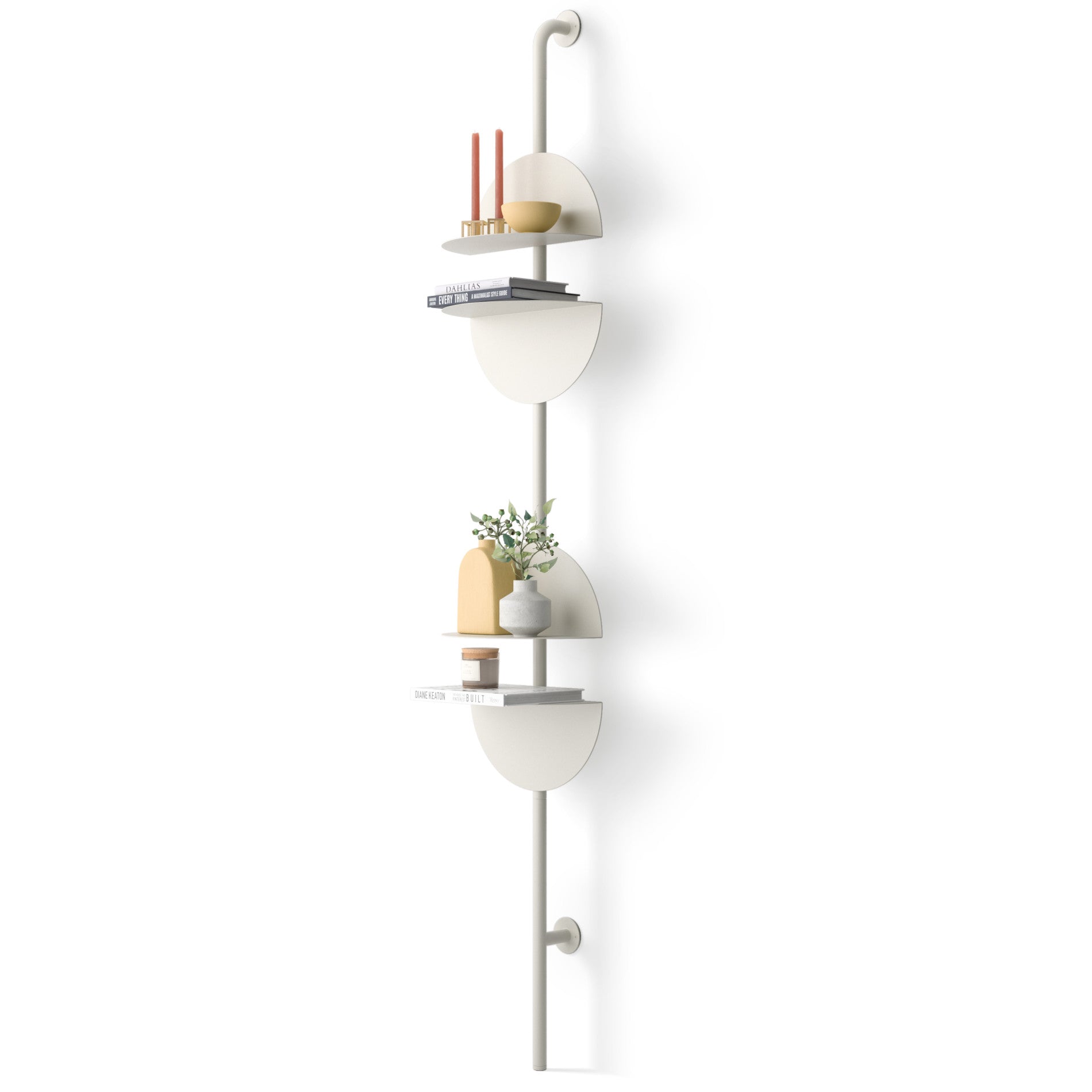 Adjustable Standing Shelf - Sturdy & Space-Saving Storage Organizer for Home Office, Kitchen, or Bathroom | Perfect for Books, Plants & Decor Items