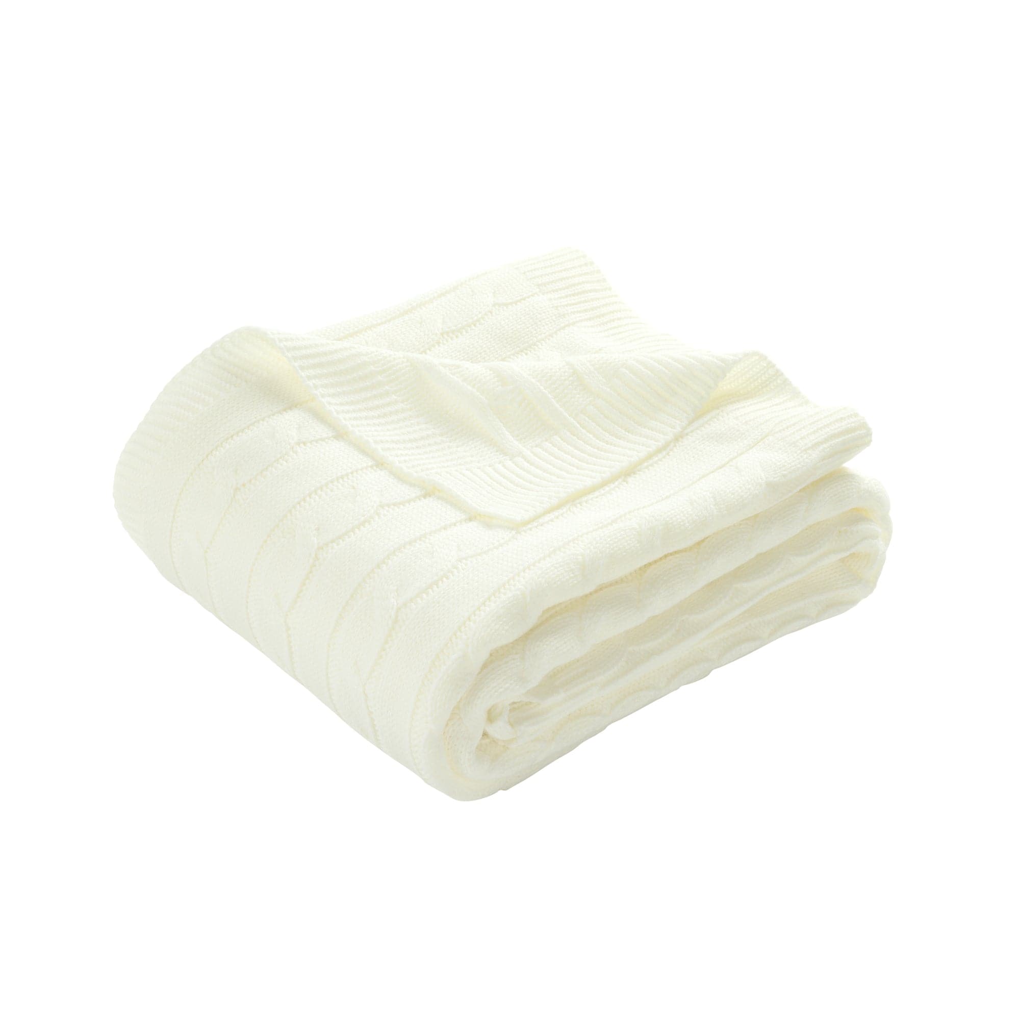 Soft Knitted Cable Throw Blanket - Cozy & Warm for Bed, Couch, and Home Decor - Perfect for Winter, Gifts, and Relaxation