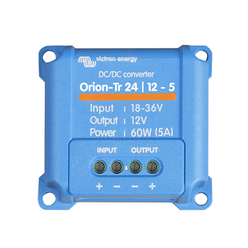 Victron Energy Orion Tr 24/12-5 (60W) DC-DC Converter - Efficient Voltage Regulator for RVs, Boats & Solar Power Systems