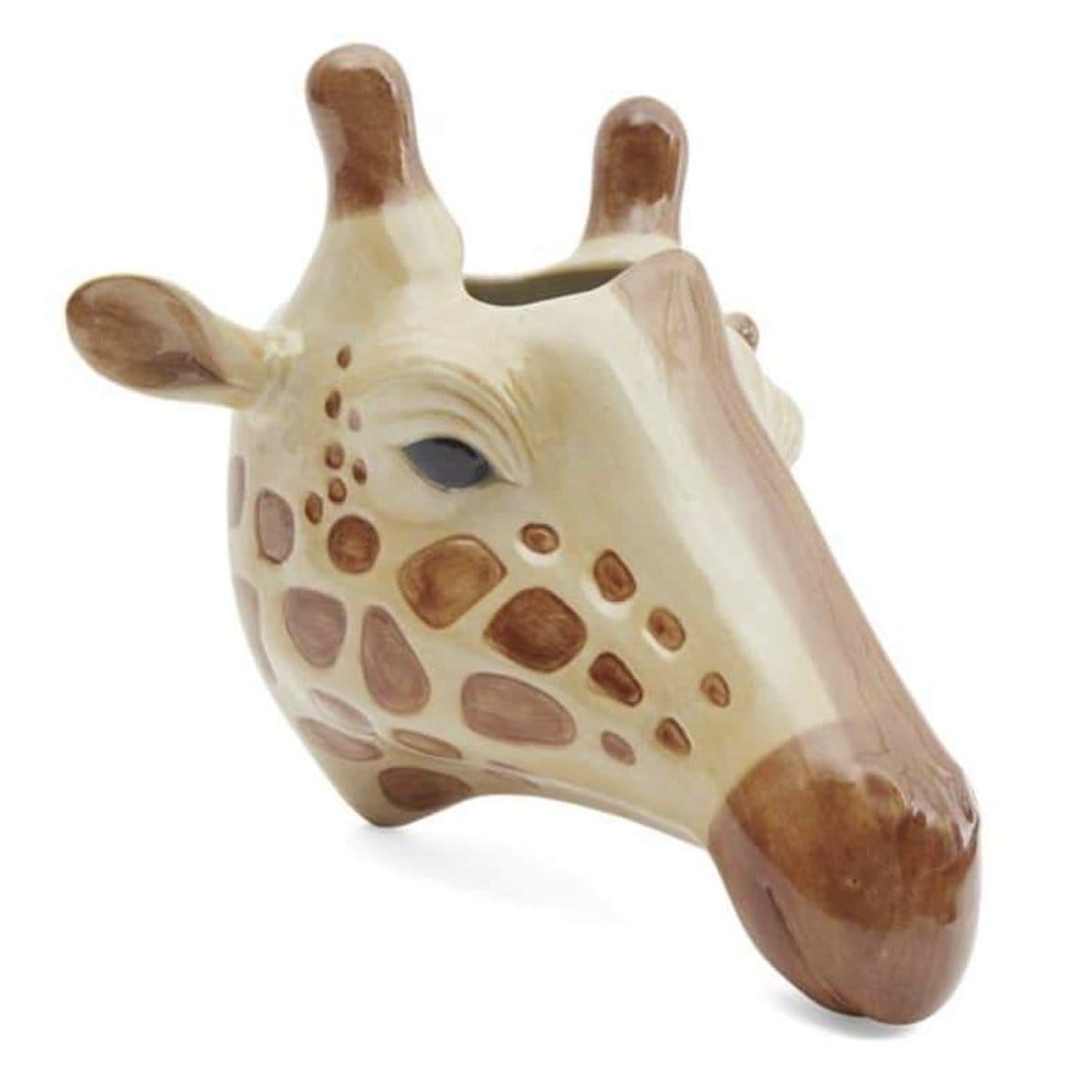 Giraffe Wall Vase - Handmade Ceramic Flower Pot for Home Decor | Perfect for Living Room, Bedroom, or Office Wall Art