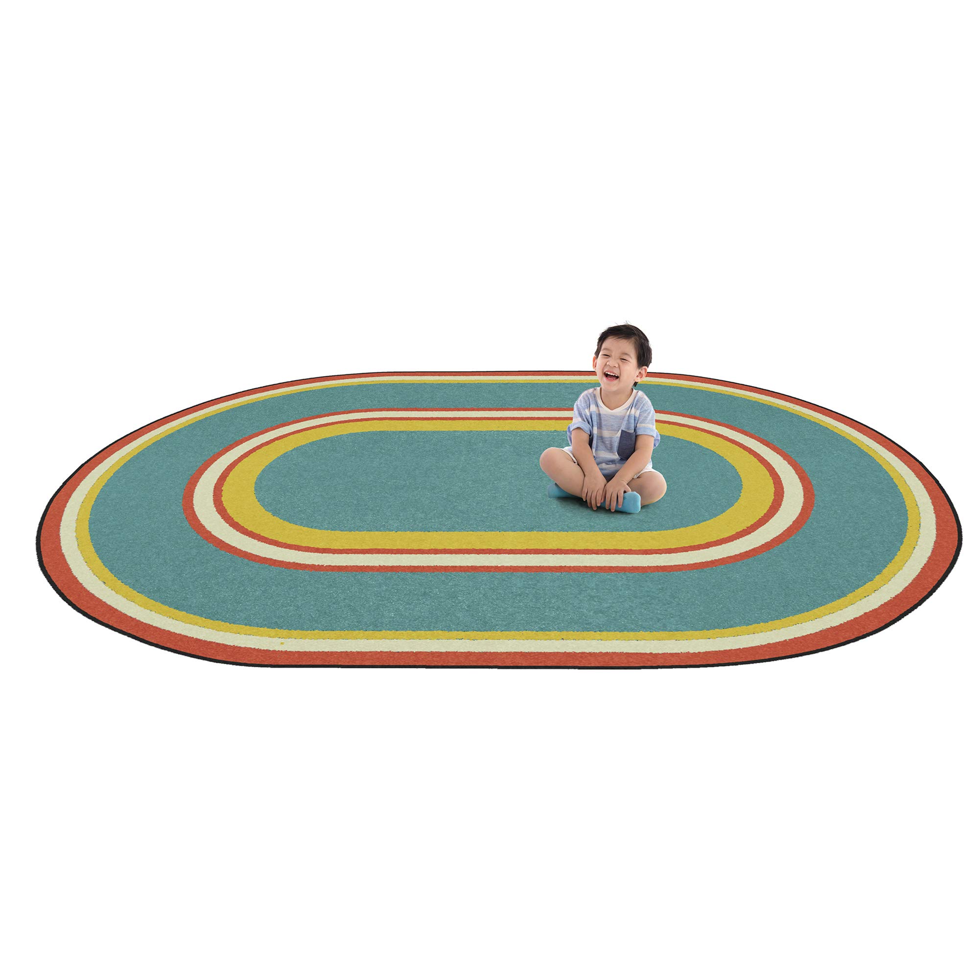 Joy Carpets Kid Essentials Ripples Area Rug - 5'4