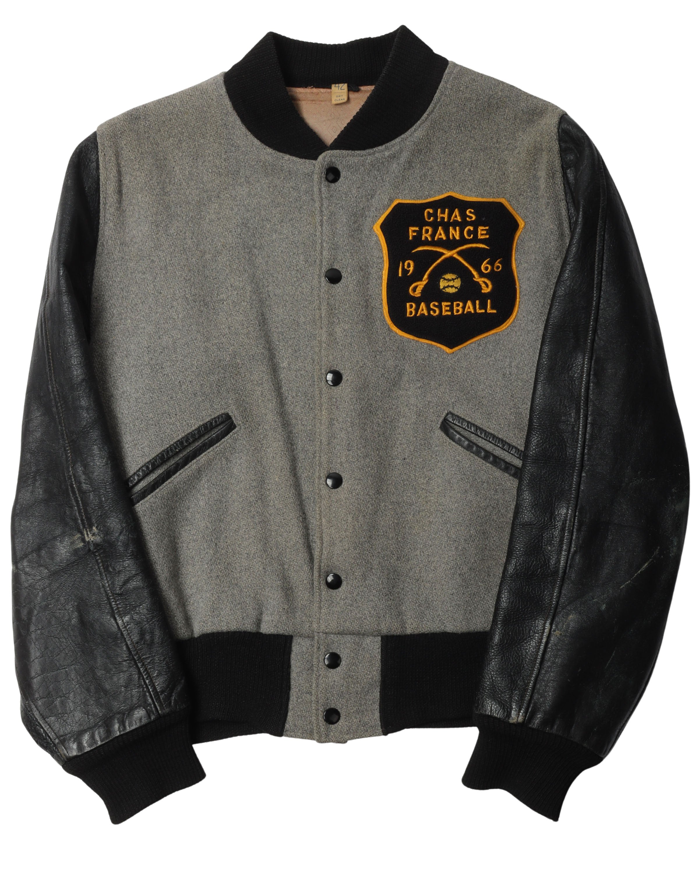 Vintage 1966 French Baseball Varsity Jacket - Retro Wool Letterman Jacket for Men & Women - Perfect for Sports Fans, Collectors, and Casual Wear