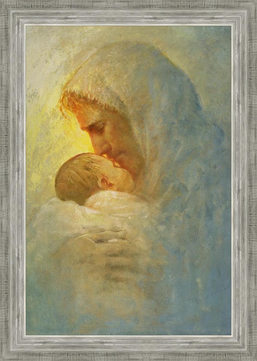Abba By Yongsung Kim - Premium Christian Wall Art for Home & Church Decor | Inspirational Bible Verse Canvas Painting for Living Room, Bedroom & Office