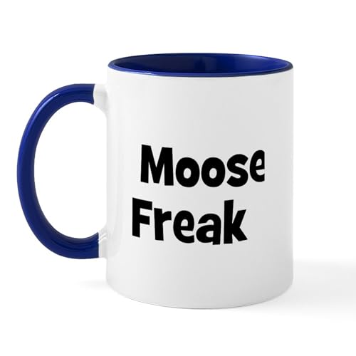 White/Navy Inside - Moose Freak Mug