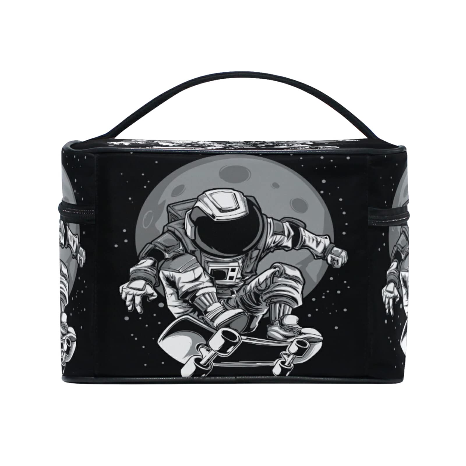 Stylish Space Astronaut Makeup Bag for Women - Waterproof Cosmetic & Toiletry Travel Organizer - Perfect for Travel, Gym, and Daily Use