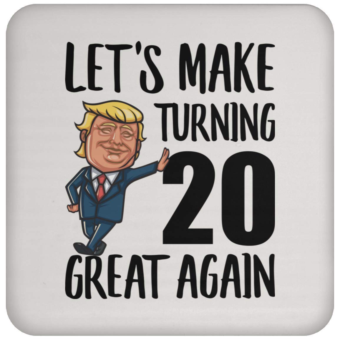 20th Birthday Gifts for Men & Women - 1999 Born 20 Year Old Turning 20 - Unique Christmas 2022 Gift Ideas - Funny Coaster Set for Beer, Wine & Coffee - Perfect for Parties, Home Decor & Office Use