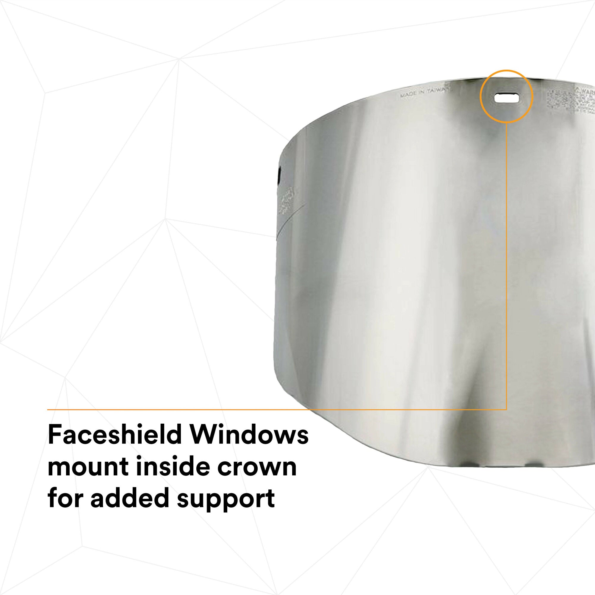 3M Aluminized Polycarbonate Molded Dark Green Faceshield Window 82509-00000 - Safety Face Shield for Welding, Grinding & Industrial Work Protection
