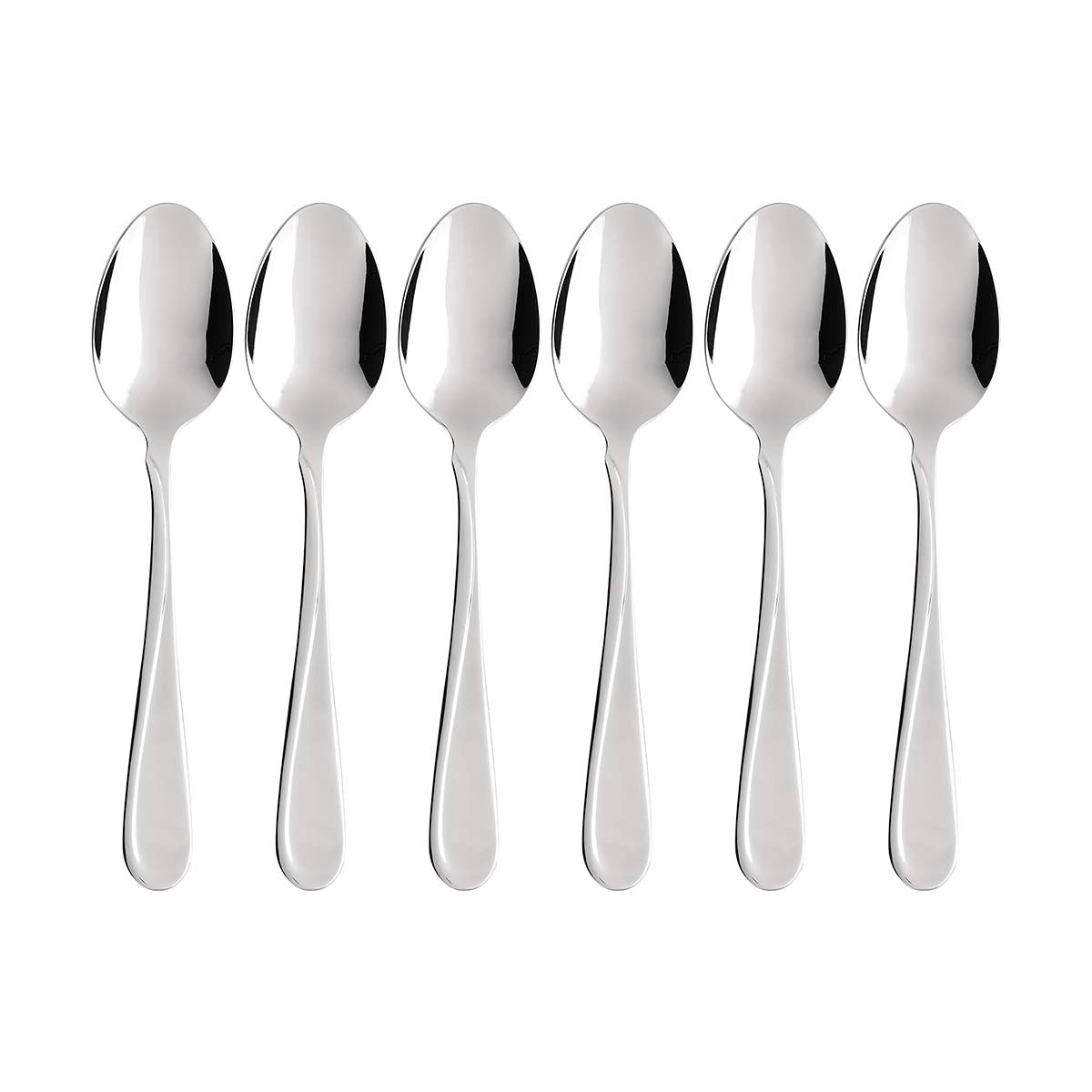 Premium Stainless Steel Flight Teaspoon Set of 6 - Elegant Airplane Cocktail Stirrers for Home Bar, Coffee & Tea Accessories - Perfect for Cocktail Parties, Tea Time & Airplane Drink Service