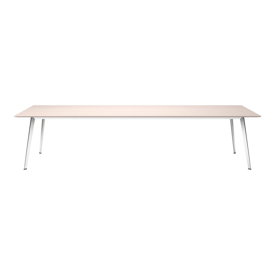 Modern Rectangular JW Dining Table - Solid Wood Kitchen Table for 6-8 People - Perfect for Family Dinners & Entertaining Guests