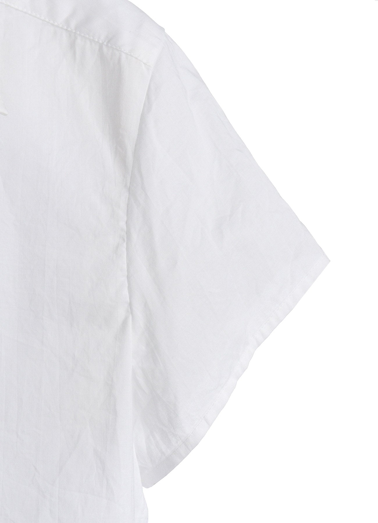 Double-Layered Cotton Lawn Blouse with Front Hem - Elegant & Comfortable for Work, Casual Outings & Summer Dresses