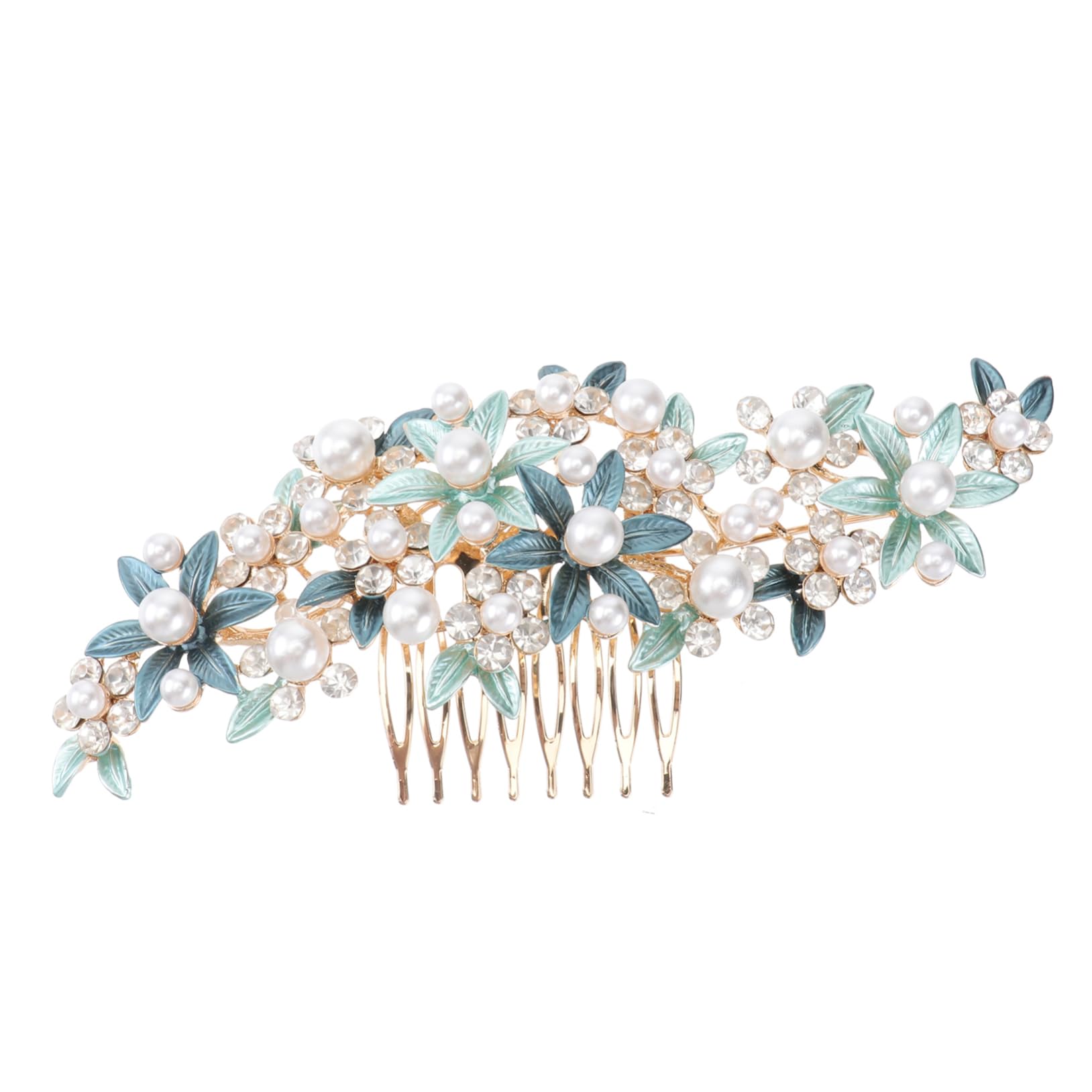 Elegant 3-Piece DIY Bridal Hair Comb Set - Pearl & Rhinestone Hairpins, Alloy Tiaras for Women's Wedding, Party & Special Occasions | Perfect for Bridal Accessories, Prom, Evening Events & Formal Gatherings