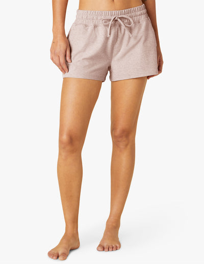 Women's Spacedye Worked Up Shorts - High Waisted Yoga Shorts for Women, Comfortable Workout Running Shorts with Pockets - Perfect for Yoga, Gym, Running & Lounge Wear