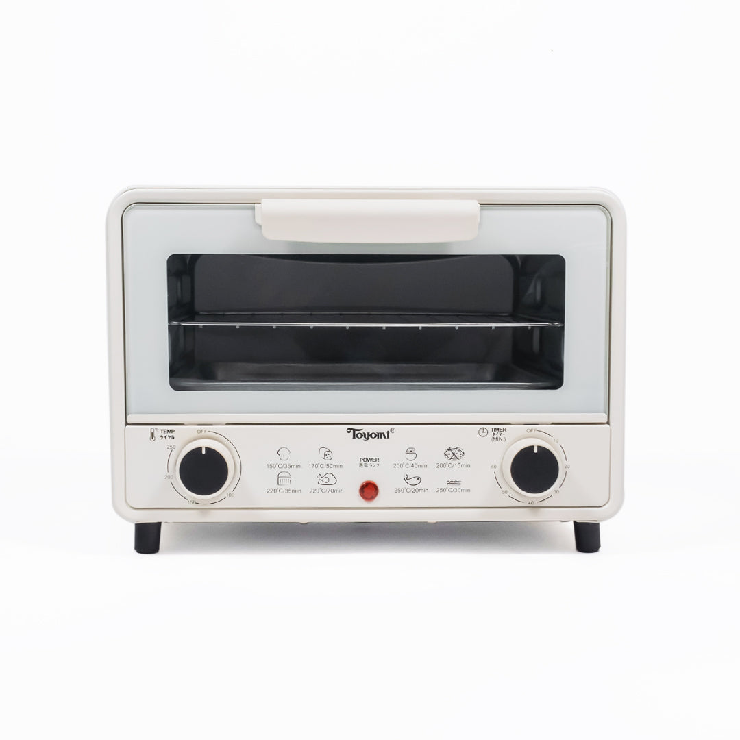 TOYOMI 13L Duo Tray Toaster Oven TO 1313 - 2-Slice Countertop Convection Oven with Dual Baking Trays - Perfect for Baking, Toasting & Broiling in Small Kitchens, Dorms or Offices