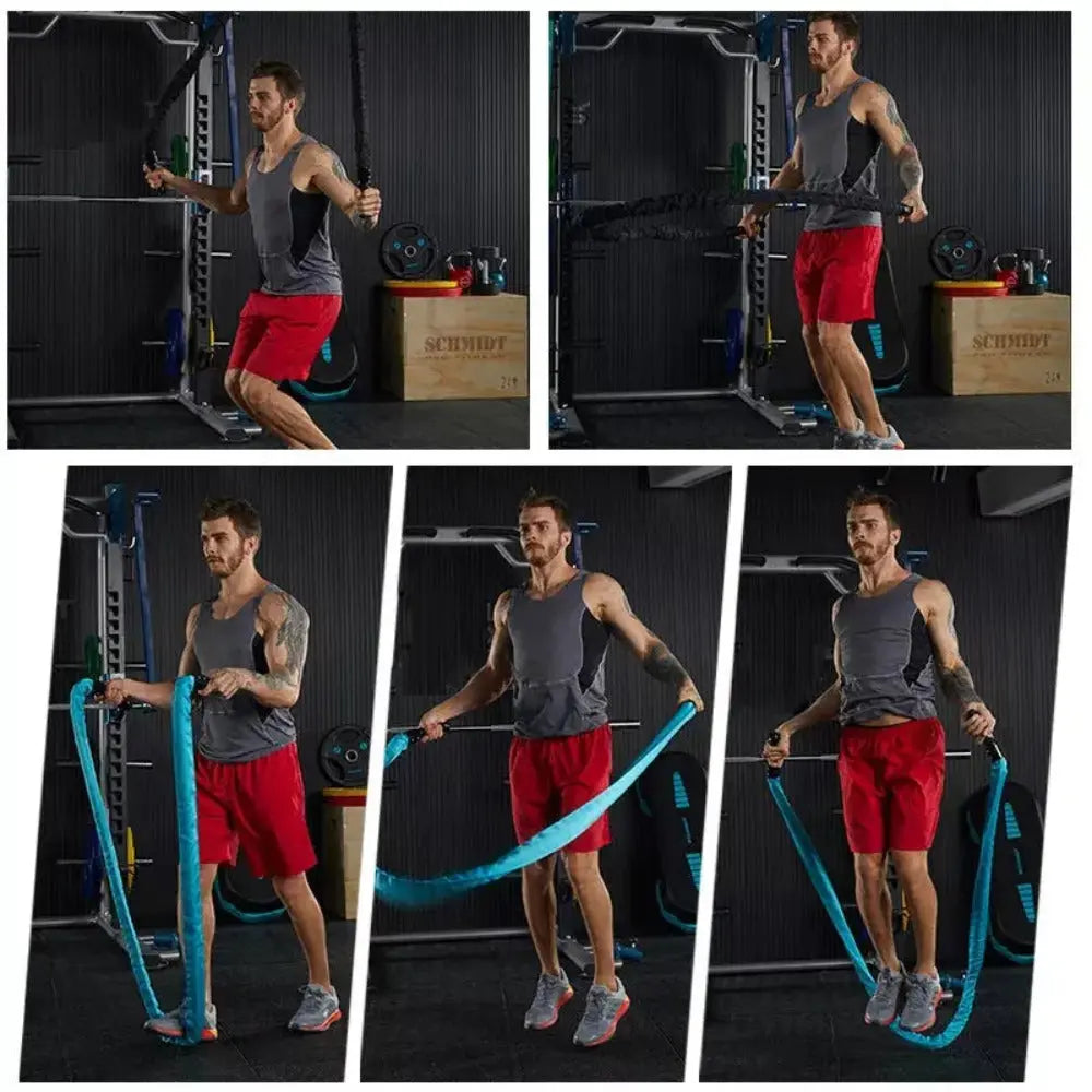Premium Heavy Jump Rope for Weighted Workouts - Professional Calisthenics & CrossFit Training Equipment - Perfect for Home Gym, Boxing, and Cardio Fitness