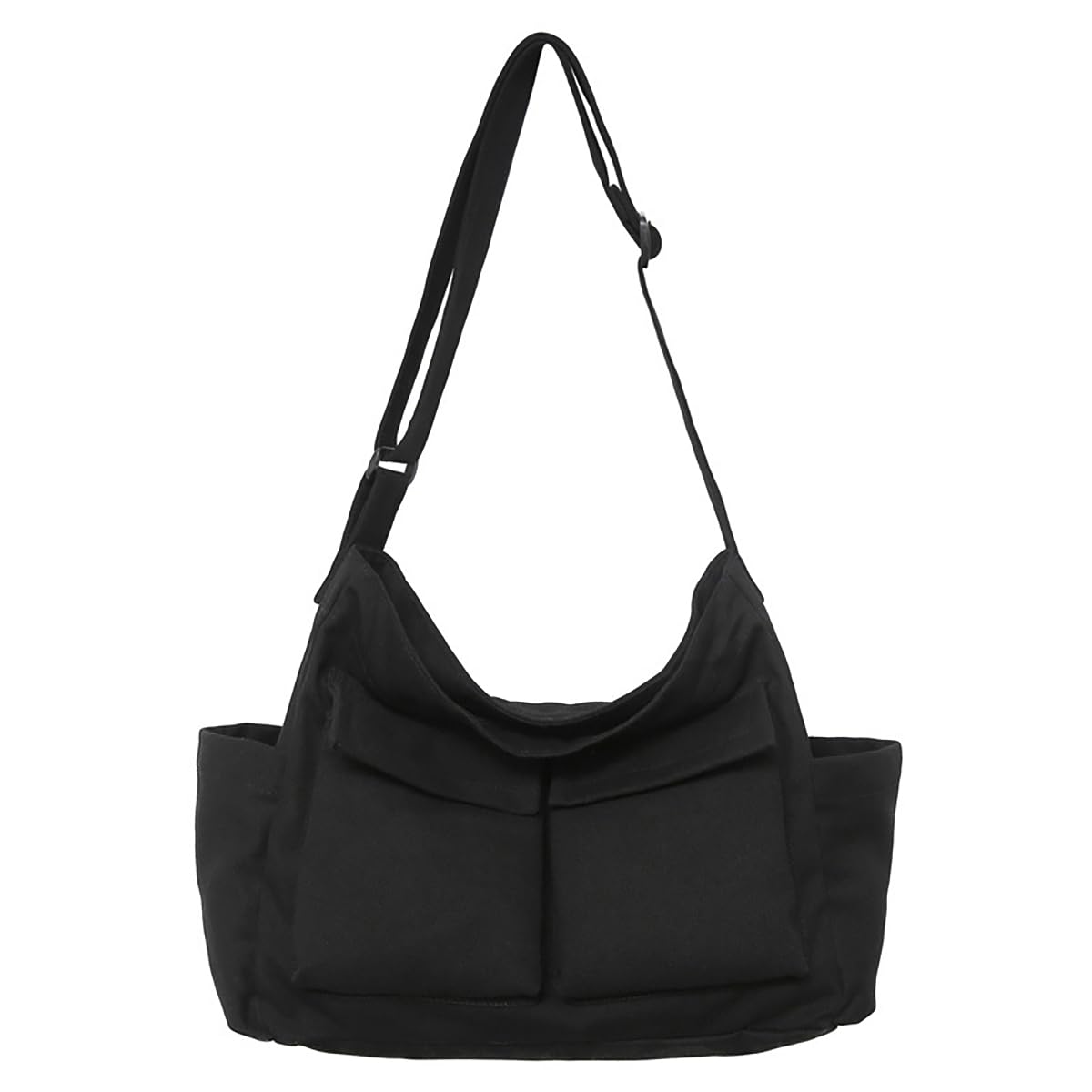 Vintage Canvas Messenger Bag for Women & Men - Large Crossbody Shoulder Tote with Multiple Pockets | Perfect for Work, Travel & Everyday Use