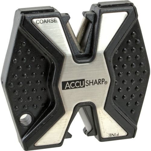 FMP 017C Accusharp Diamond Pro 2-Step Knife Sharpener - Professional Kitchen Tool for Sharpening Knives, Scissors & Tools - Perfect for Home Chefs, Butchers & Outdoor Enthusiasts