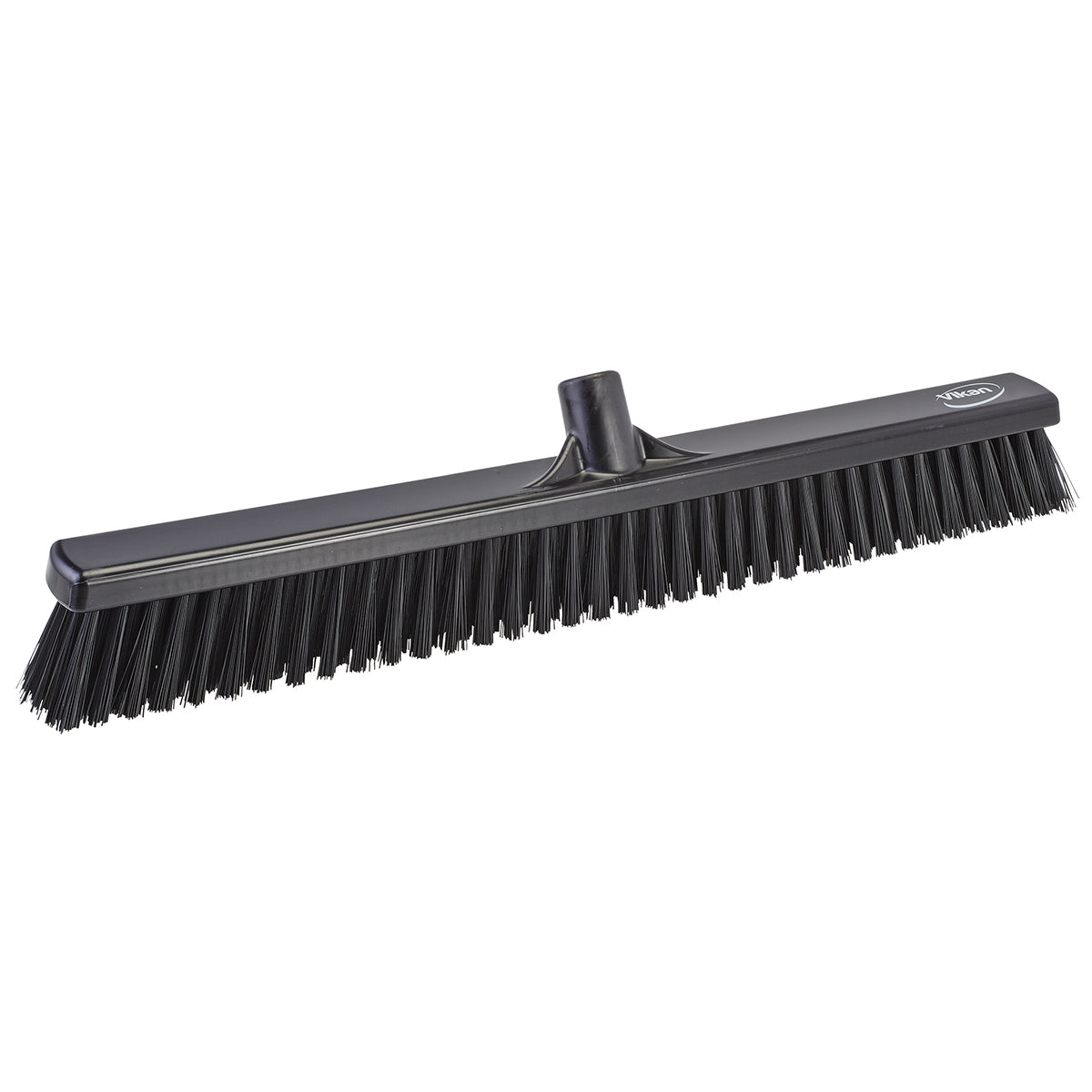 24 Vikan Combo Soft & Stiff Broom Head - Dual Texture for Efficient Cleaning - Perfect for Kitchens, Warehouses, and Industrial Use