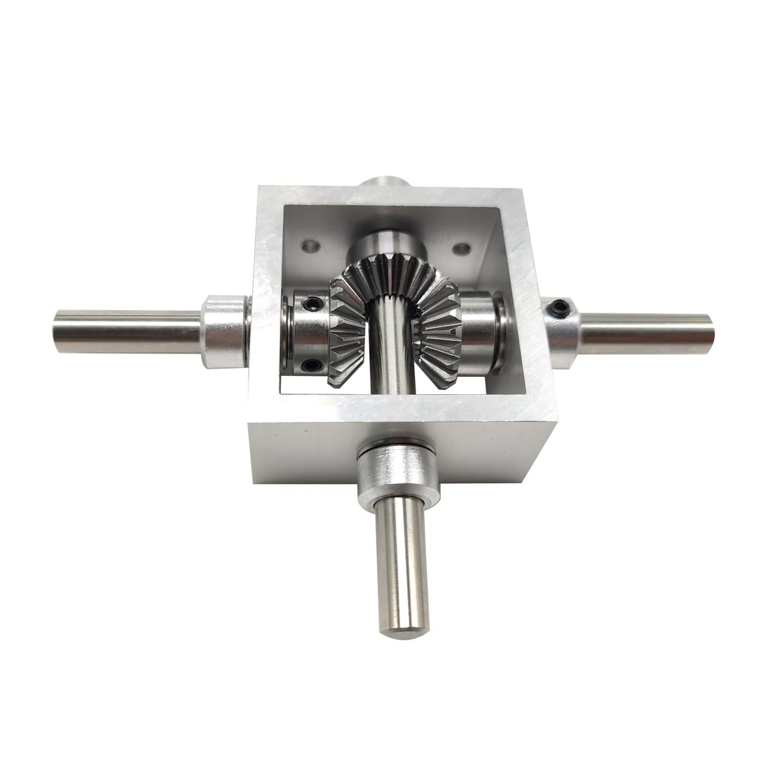 1:1 Right Angle Bevel Gearbox - 1 Module 20 Teeth 90° Angle Drive Steering Gear with 6mm Shaft - Perfect for DIY Robotics, RC Cars, and Mechanical Projects