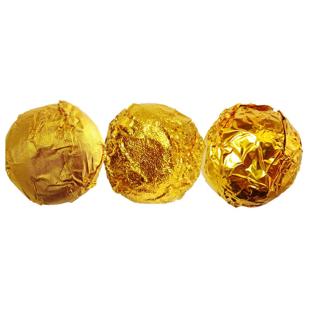 DOITOOL 800pcs Aluminum Foil Candy Wrappers - DIY Chocolate & Caramel Candy Packaging - Wedding, Party, Gift Wrapping Paper for Candy Decoration & Sweet Treats