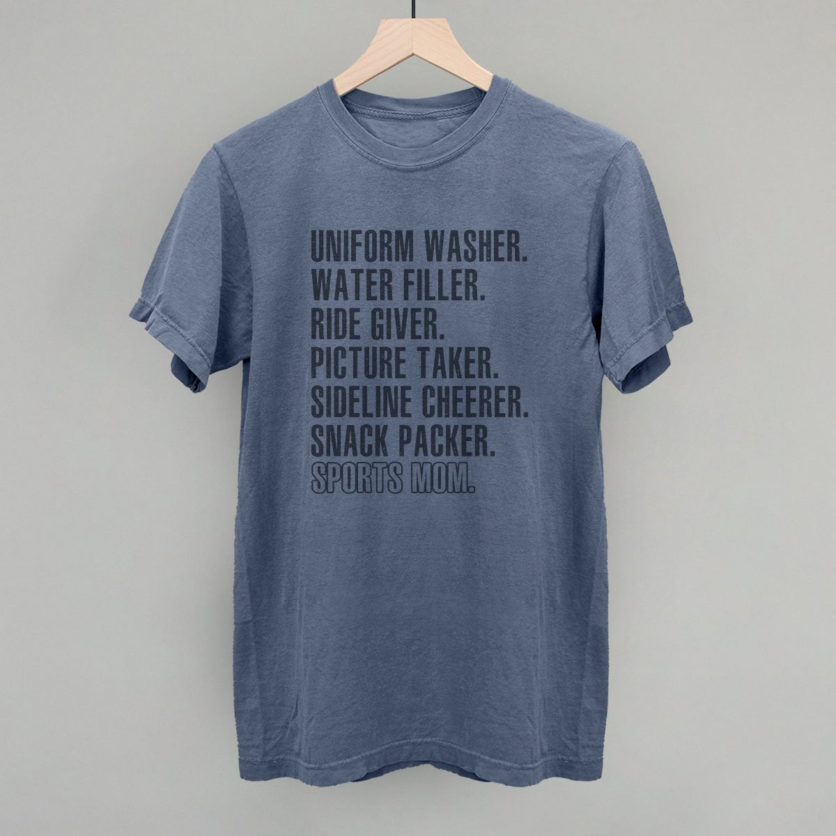 Sports Mom Distressed T-Shirt - Comfortable & Stylish Athletic Tee for Active Moms - Perfect for Gym, Running & Casual Wear
