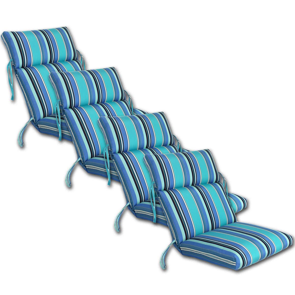 Premium Outdoor Chair Cushions Set of 4 - 22