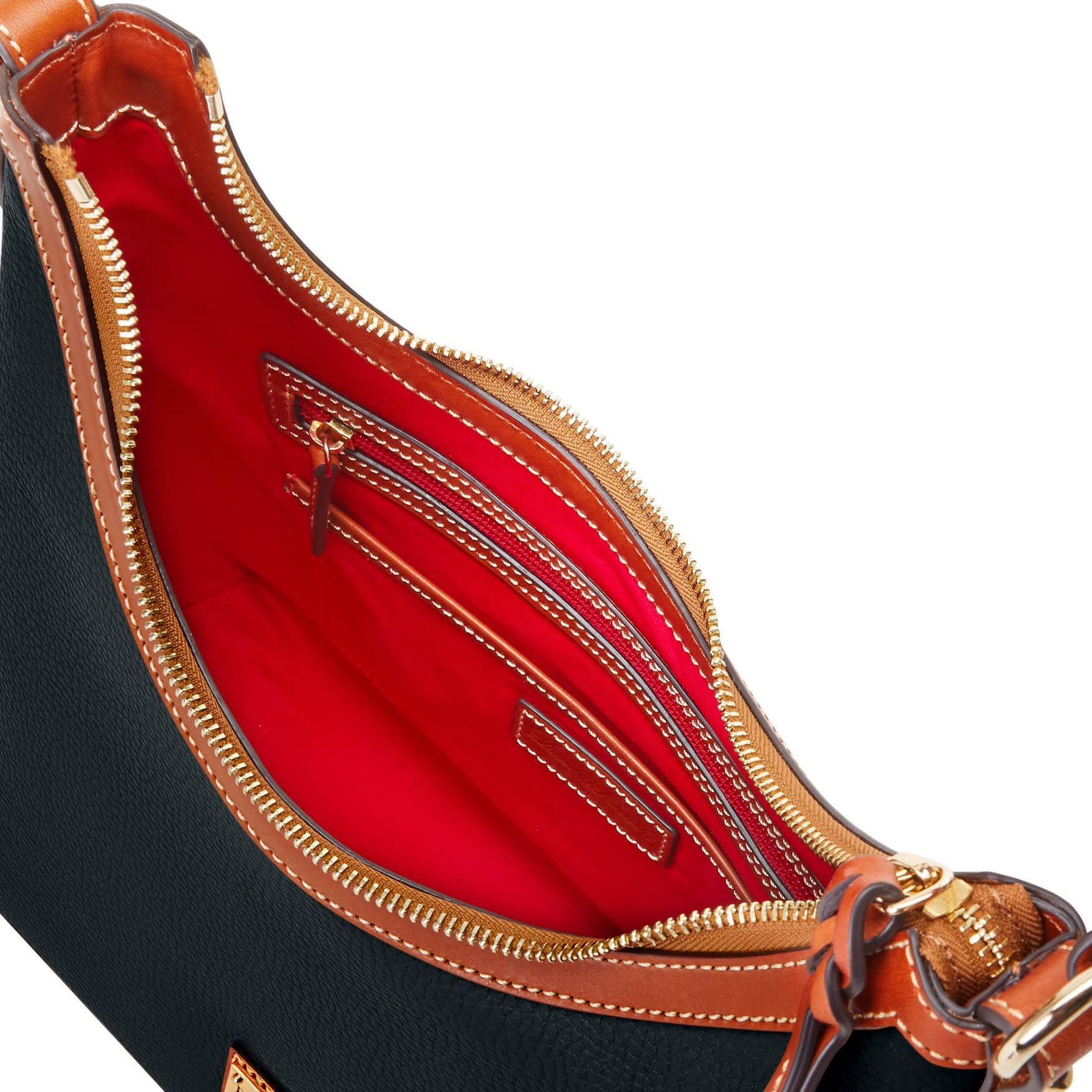 Dooney & Bourke Women's Pebble Grain Leather Hobo Shoulder Bag - Stylish Crossbody Purse for Work, Travel & Everyday Use