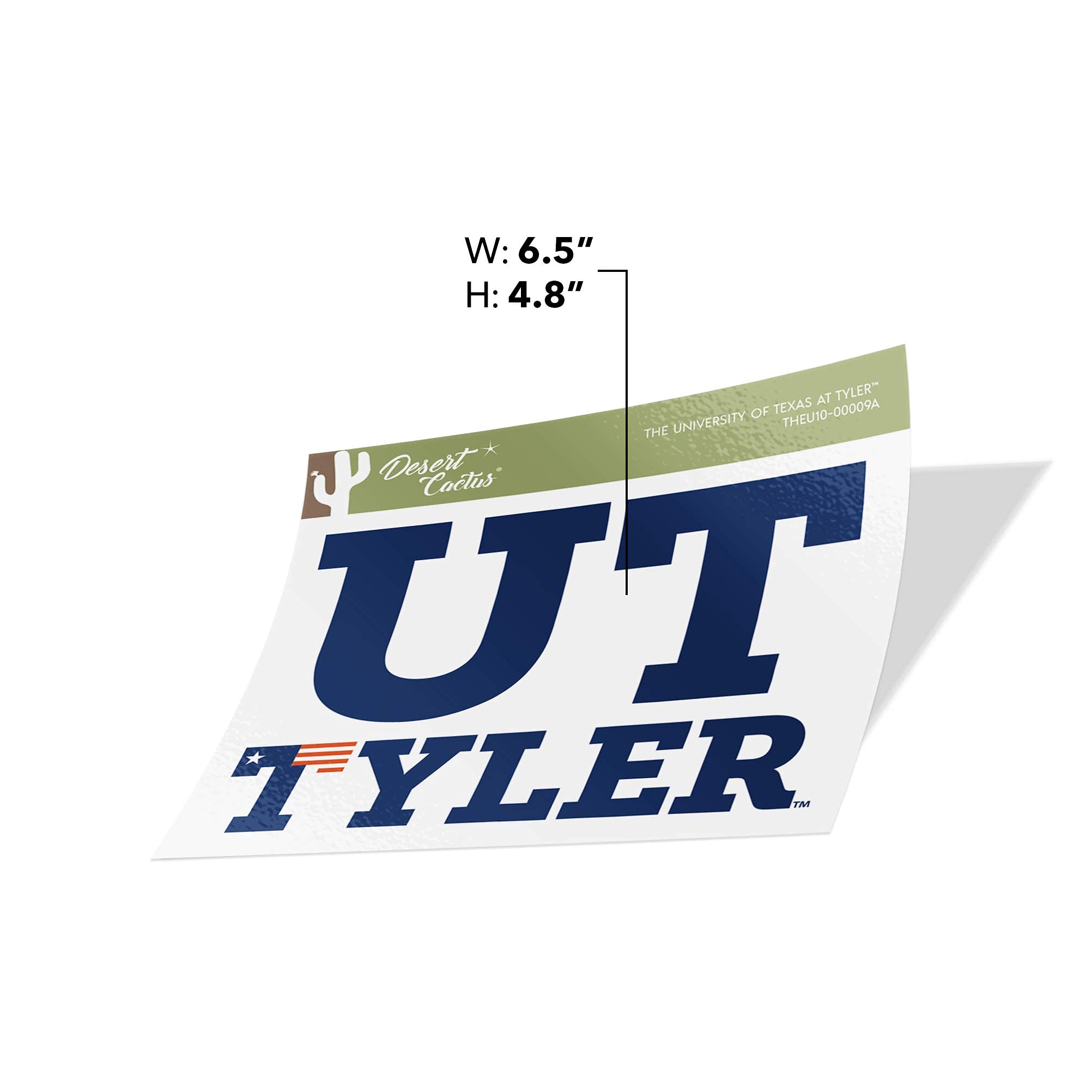 University of Texas at Tyler Patriots NCAA Vinyl Decal Sticker - Perfect for Laptop, Water Bottle, Car, Scrapbook & DIY Projects (00009A) - Show Your School Spirit Anywhere!