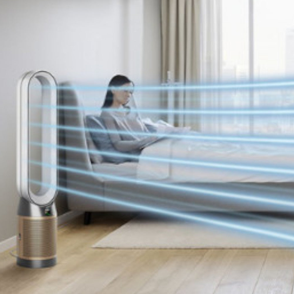 Dyson TP09 Air Purifier & Cool Fan - Certified Refurbished (Excellent Condition) | Formaldehyde Removal for Home, Office & Bedroom | Quiet Cooling & Air Purification