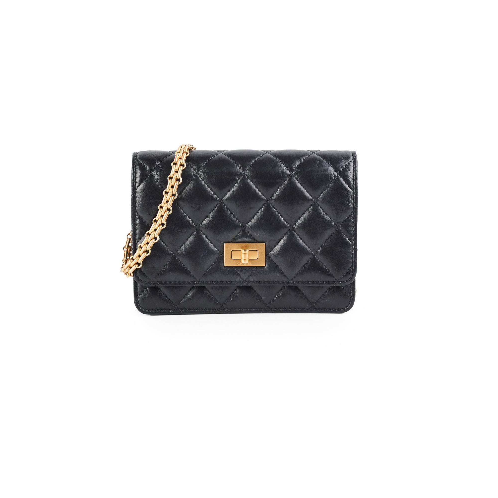 Chanel Reissue Mini Wallet on Chain WOC Black Crossbody Bag - Luxury Designer Handbag for Women, Perfect for Evening Parties & Date Nights