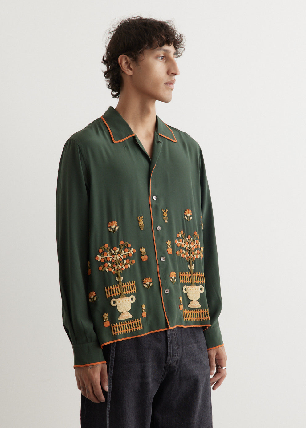 Beaded Paddock Sampler Long Sleeve Shirt - Western Style Embroidered Blouse for Women - Perfect for Rodeo, Horse Riding & Country Fashion