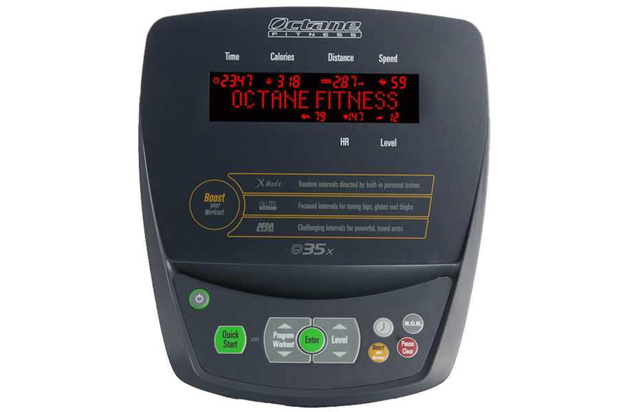 Octane Q35x Home Elliptical Machine - Low Impact Cardio Trainer for Full Body Workout | Perfect for Home Gym, Small Spaces & Apartment Fitness | Burn Calories & Tone Muscles