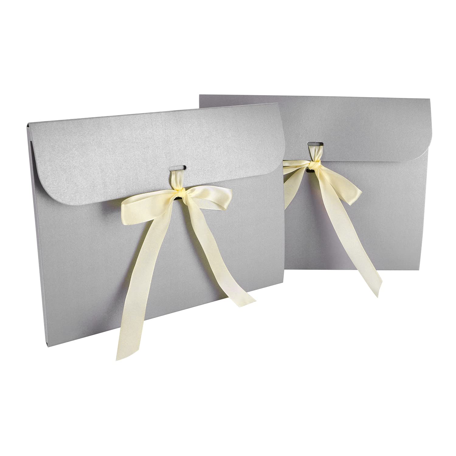 10pcs Gift Bags with Ribbon - Wedding Party Favors for Cards & Gifts