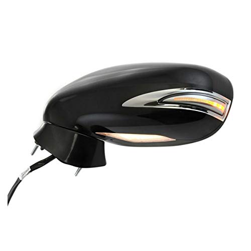 Compatible with 2009-2013 Lexus IS250 IS350 Power Heated Left Side Rear View Mirror with Turn Signal Light - Perfect for Winter Driving & Enhanced Safety