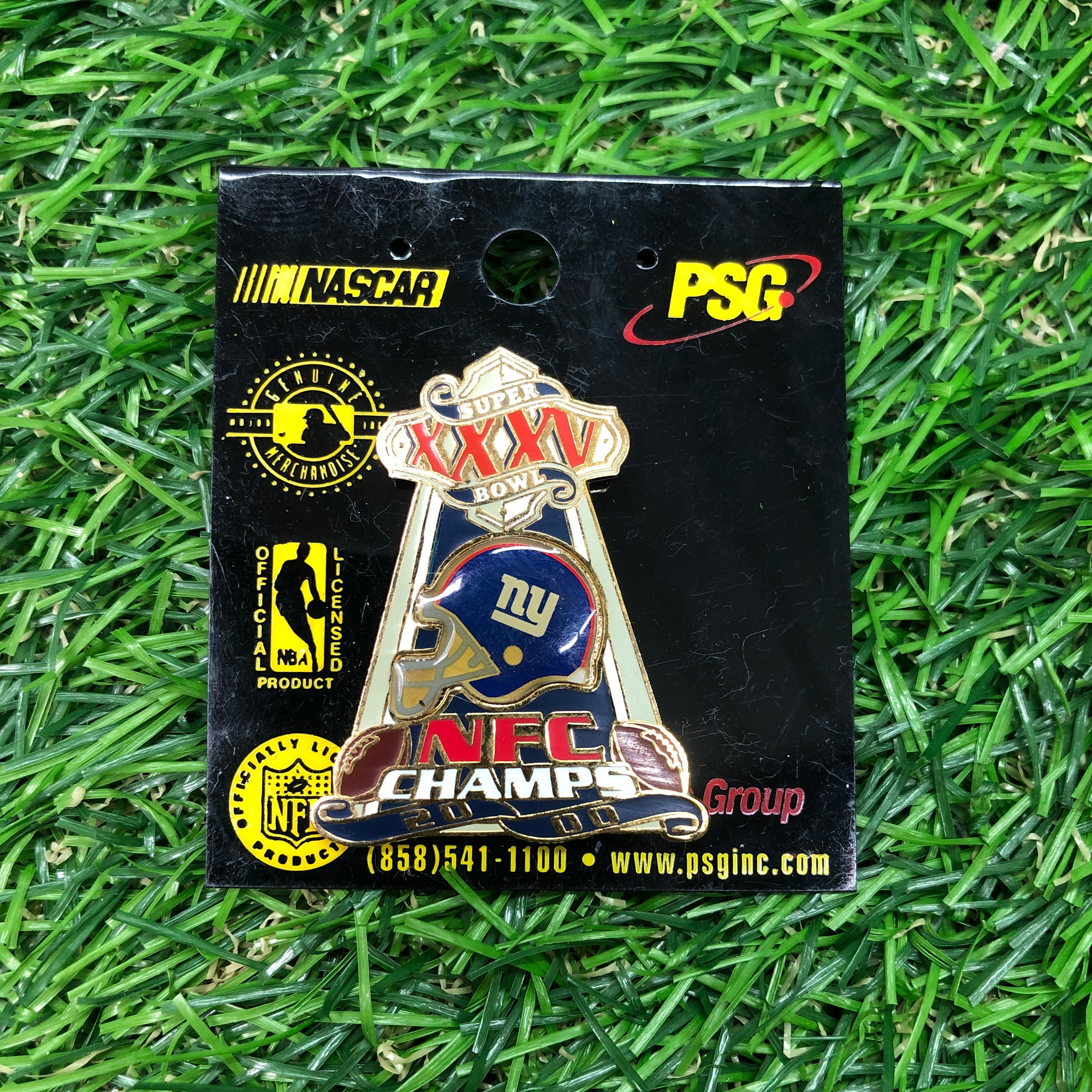 New York Giants 2000 NFC Champions Super Bowl XXXV Commemorative Collectible Pin - Perfect for Fans, Memorabilia Collectors & Game Day Display