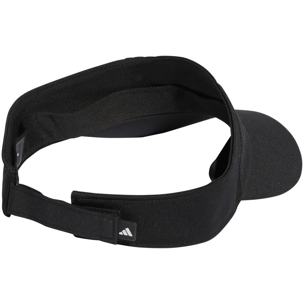 Adidas AeroReady Performance Running Visor - Black | Moisture-Wicking & UV Protection for Outdoor Sports, Jogging, and Hiking