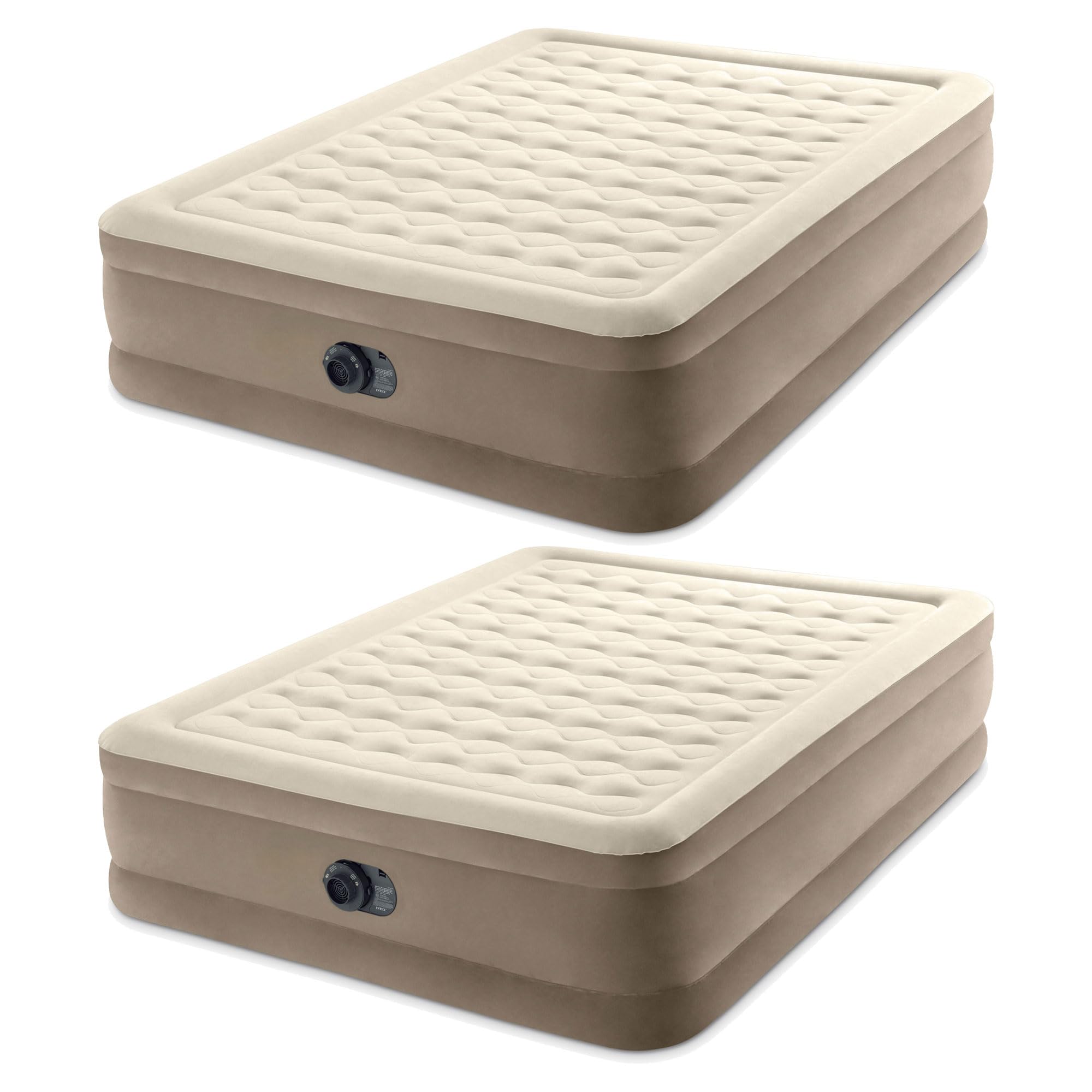 Intex Dura-Beam Deluxe Ultra Plush Queen Air Mattress - 18