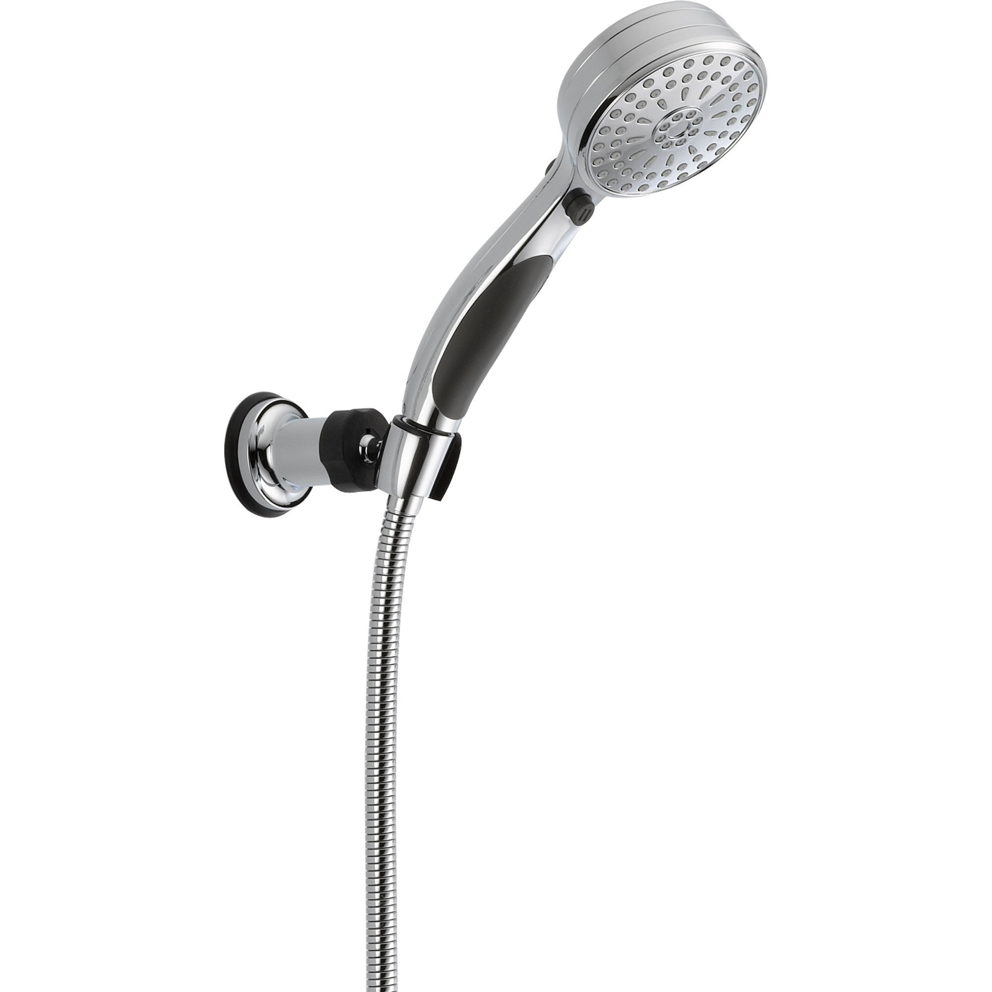 Delta 9 ActivTouch Chrome Handheld Shower Head with Wall Bracket - 561068 - High Pressure Water Saving Showerhead for Bathroom & Spa Relaxation