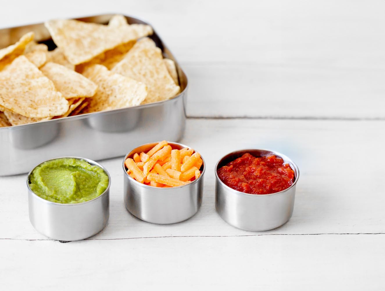 LunchBots 2.5 oz Stainless Steel Condiment Containers with Silicone Lid - Perfect for Salad Dressings, Dips, Sauces & Snacks | Leak-Proof, BPA-Free | Fits Lunch Boxes & Bento Boxes (Set of 2, Purple) | Ideal for Picnics, School Lunches & On-the-Go Meals