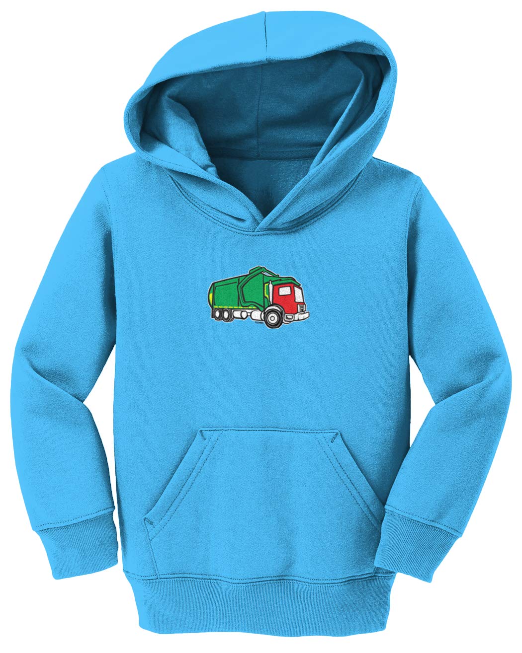 Kids Garbage Truck Fleece Hoodie - Fun & Cozy Trash Truck Themed Pullover for Toddlers & Youth | Perfect for Playtime, Dress-Up & Outdoor Activities