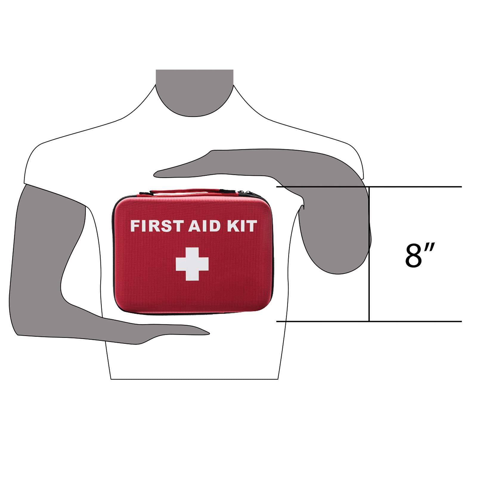 MFASCO First Aid Car Kit - Compact Emergency First Aid Kit for Travel, Camping & Outdoor Adventures | Easy-to-Refill Medical Supplies for Home, Car & On-the-Go Safety | Essential for Road Trips, Hiking & Family Emergencies