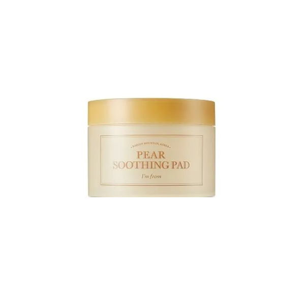 I'm From Pear Soothing Pad - Korean Exfoliating Pads for Sensitive Skin | Hydrating & Calming Facial Treatment | Perfect for Daily Skincare Routine & Post-Sun Care