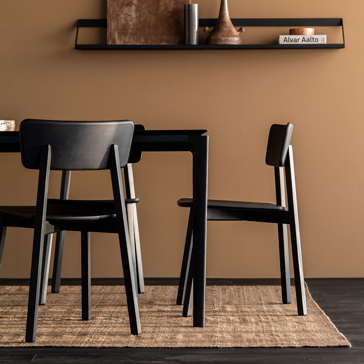 Casale Dining Chair - Modern Wooden Kitchen Chairs Set of 2, Comfortable Upholstered Seats for Dining Room, Kitchen, Breakfast Nook & Home Decor