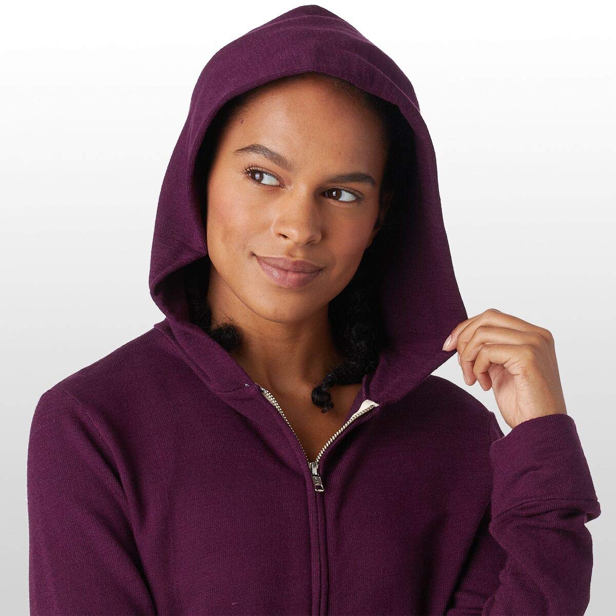 Monrow Women's Casual Fleece Sweatshirt - Soft Pullover Hoodie for Everyday Wear | Perfect for Lounge, Workout & Street Style